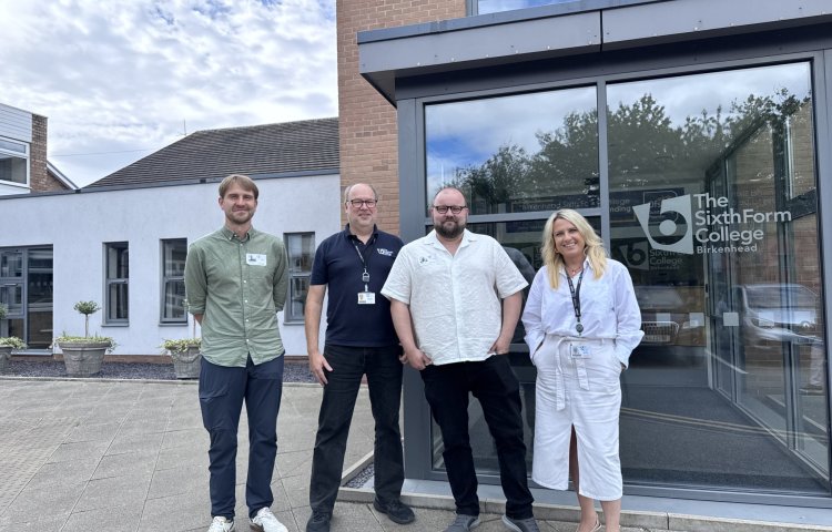 Image of Swedish educators visit Birkenhead Sixth Form College