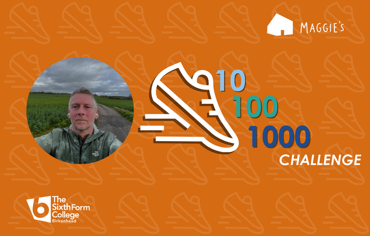 Image of Teacher at Birkenhead Sixth Form College takes on 1,000-mile challenge to support Maggie’s Wirral