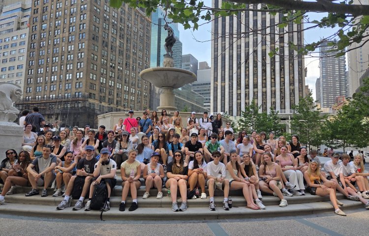 Image of Birkenhead Sixth Form College students experience the best of New York through once in a lifetime trip