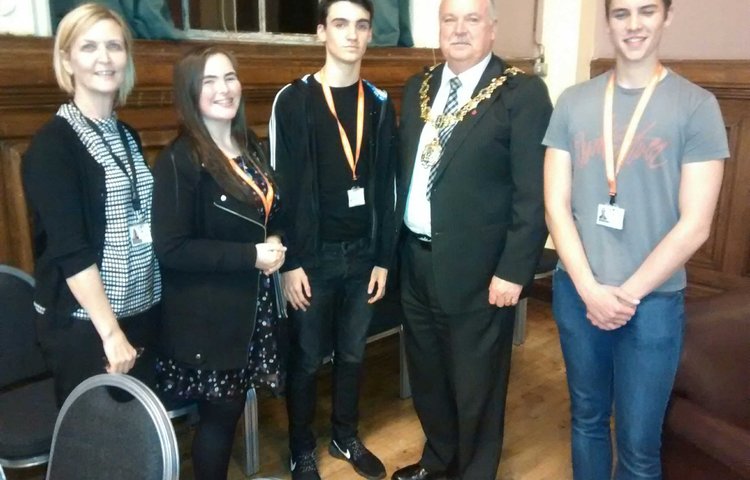 Image of Students attend Wirral Youth Conference and Wirral Youth Parliament