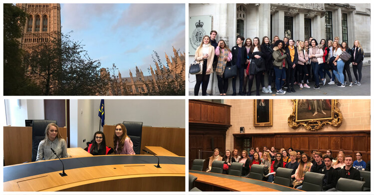 Image of Four Law students write about their '#lawsome' trips to London and Manchester