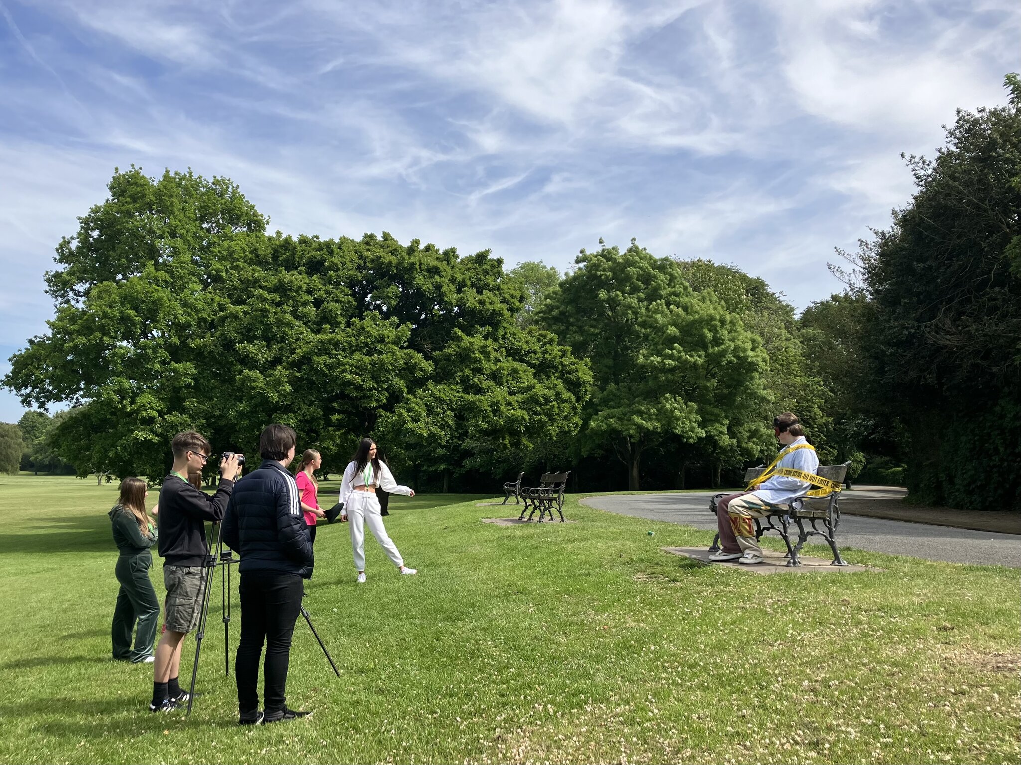 Image of A Level Media Students' Photoshoot