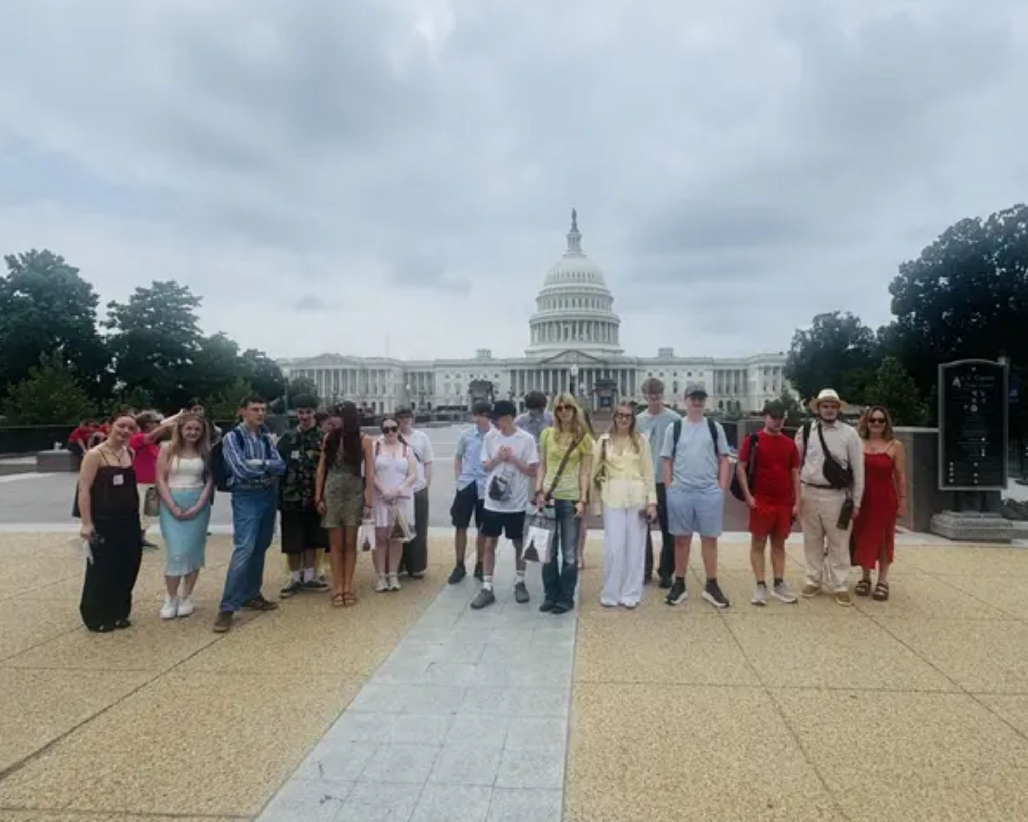 Image of Birkenhead Sixth Form College Students Explore Washington D.C. on Educational Visit