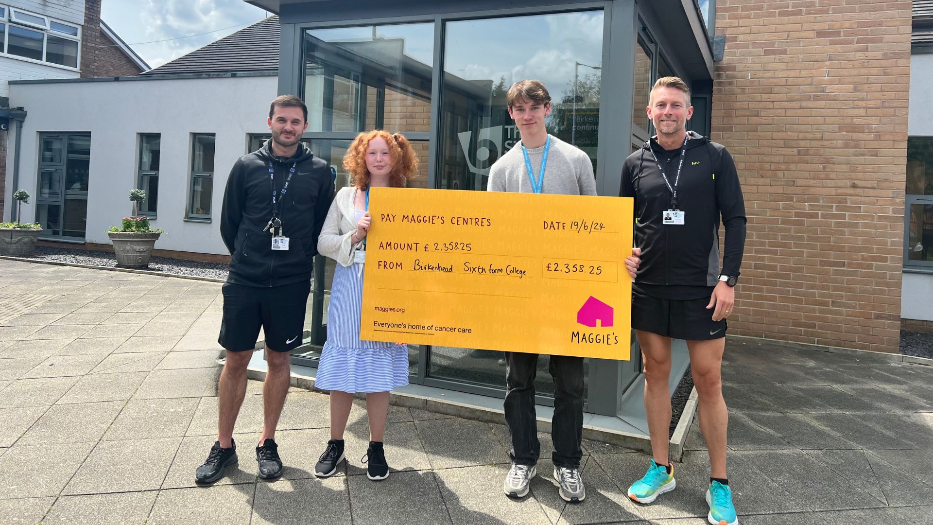 Image of Pedal Power: Birkenhead Sixth Form College Rallies for Maggie's Cancer Charity