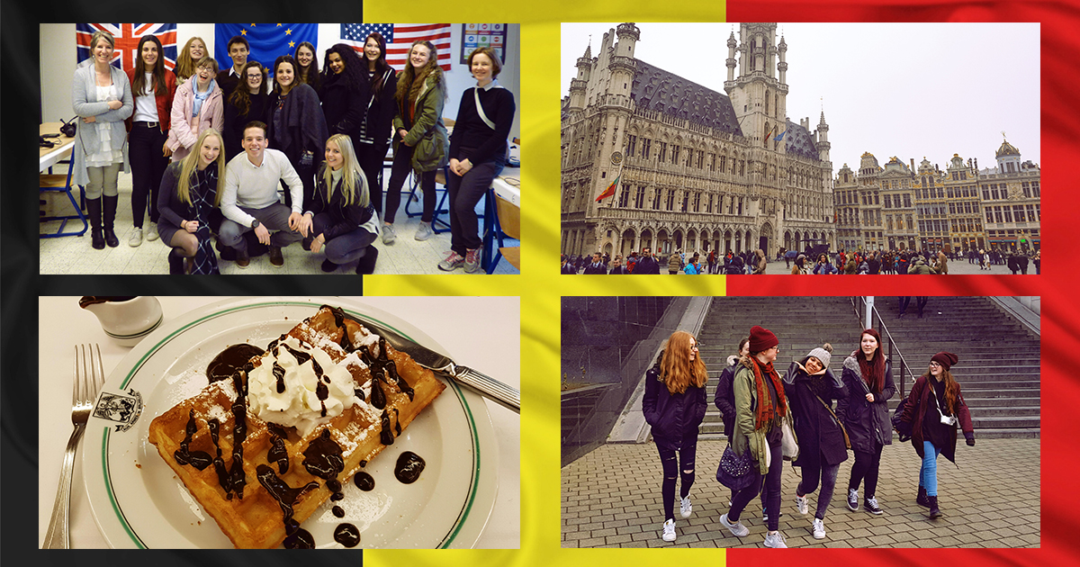 Image of French students impress their hosts in Brussels