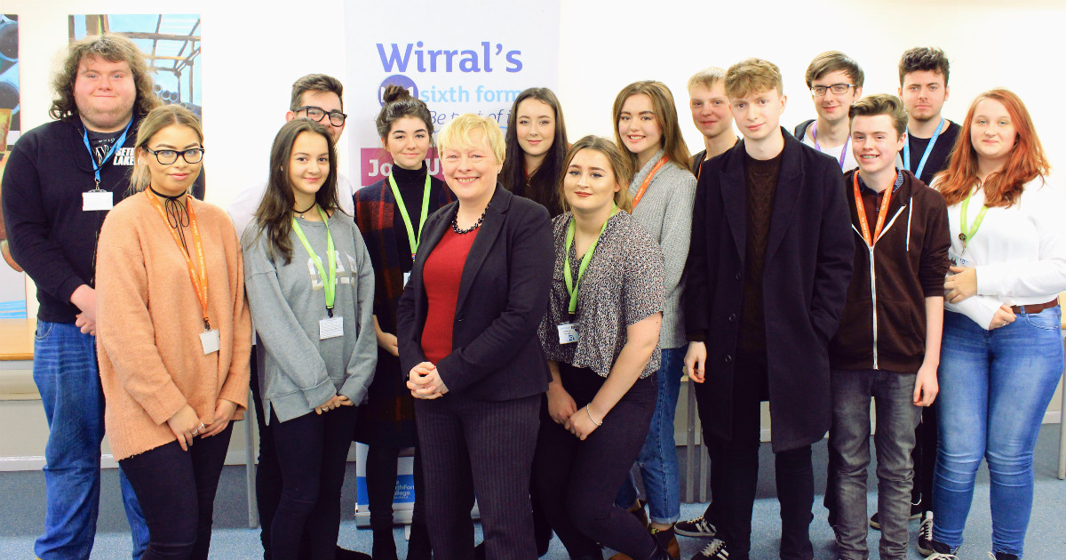 Image of Angela Eagle MP visits College to answer students' questions