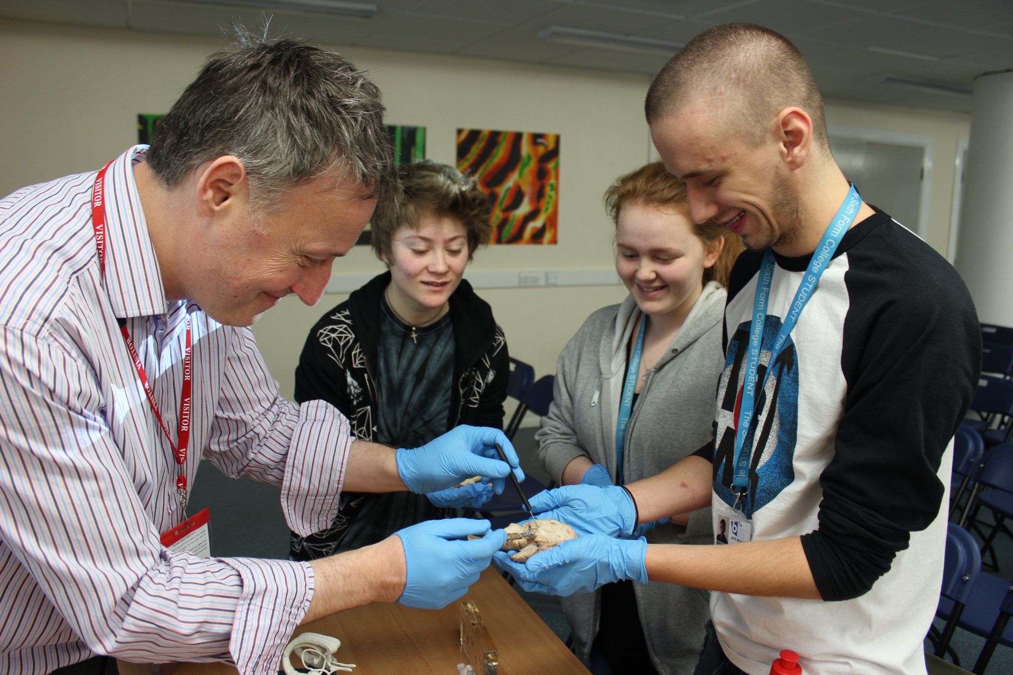 Image of Psychology Brain Day with Dr Guy Sutton at The Sixth Form College