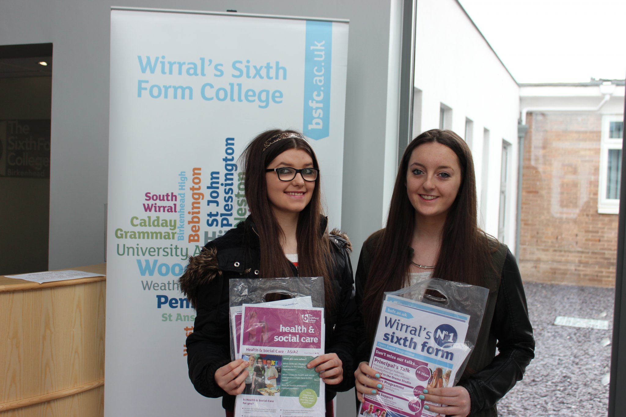 Image of Students and their Parents enjoyed visiting The Sixth Form College for our Open Morning Event