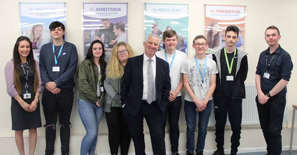 Image of Lord Storey brings the House of Lords to Law lessons