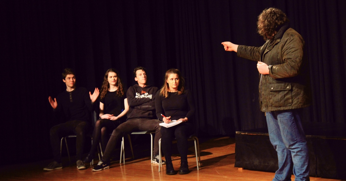 Image of Drama students' play shows effects of antisocial behaviour to Wirral schoolchildren