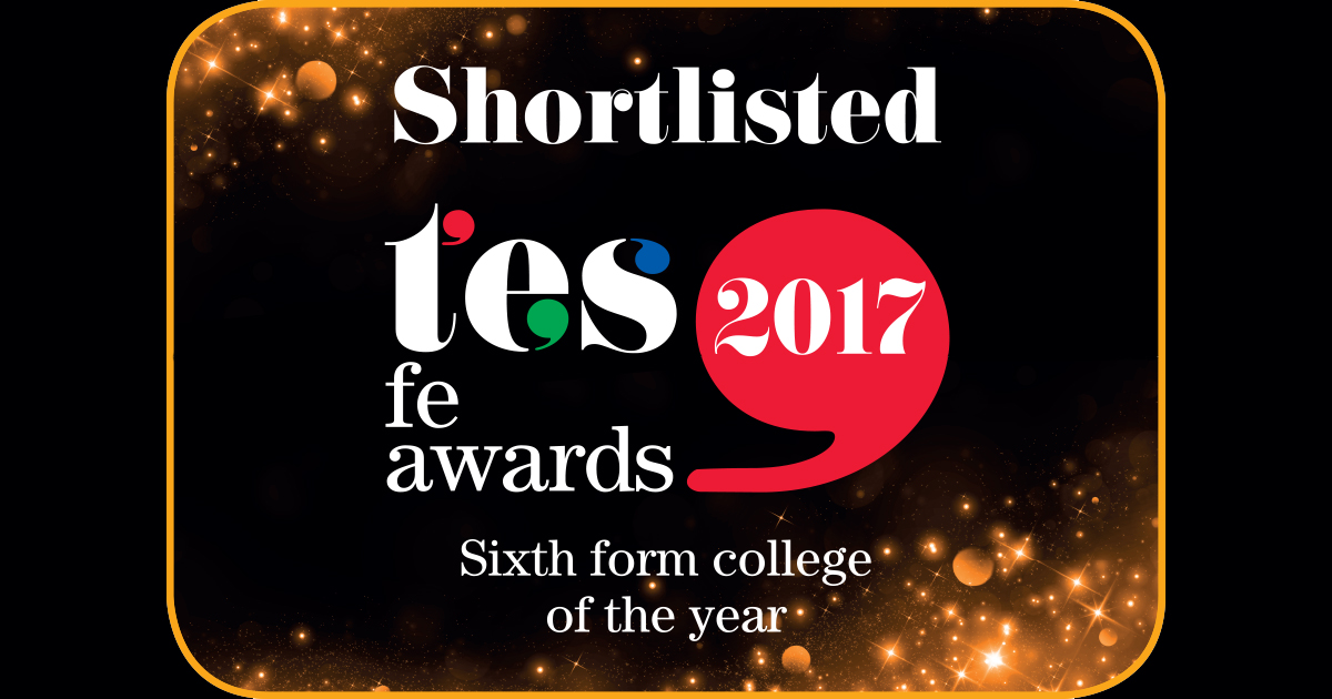 Image of 'TES Sixth Form College of the Year Award' shortlisting confirmed