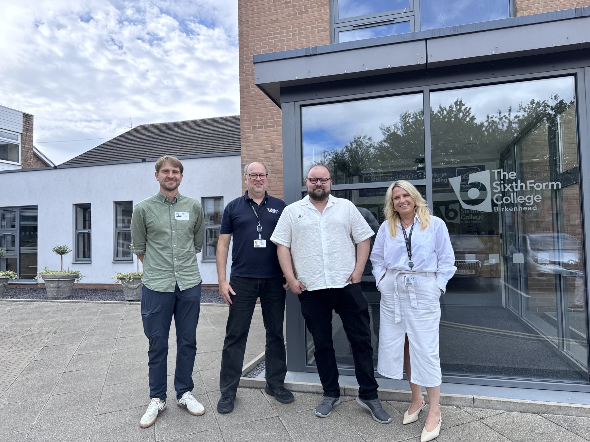 Image of Swedish educators visit Birkenhead Sixth Form College