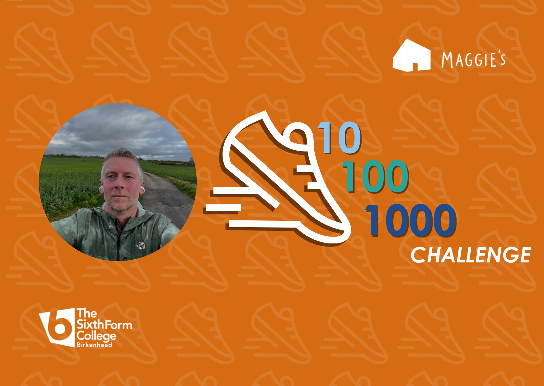 Image of Teacher at Birkenhead Sixth Form College takes on 1,000-mile challenge to support Maggie’s Wirral