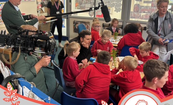 Image of Bishop Aldhelm's CE Primary Academy recently featured on BBC's The One Show.