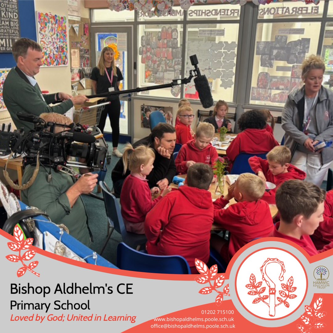 Image of Bishop Aldhelm's CE Primary Academy recently featured on BBC's The One Show.