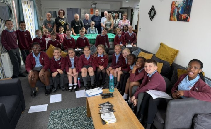 Image of Children learn valuable lesson at homelessness charity