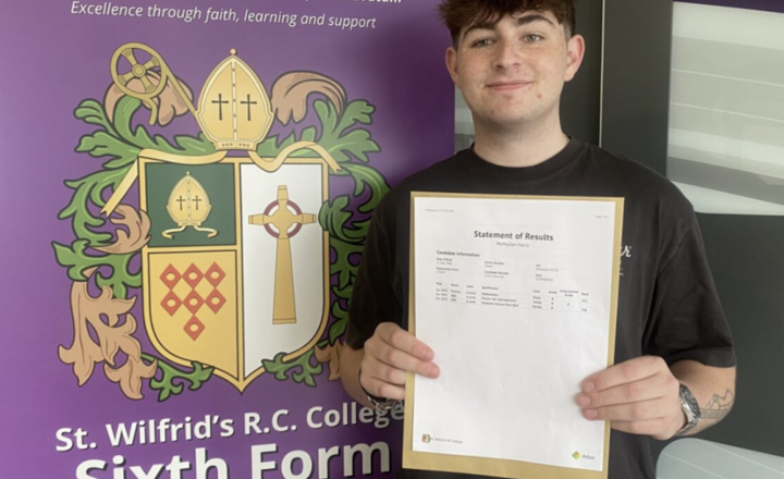 Image of A Level Results at St Wilfrid’s RC College
