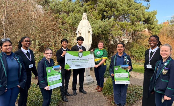 Image of Students Raise £4,700 for Great North Air Ambulance Service in Memory of Classmate