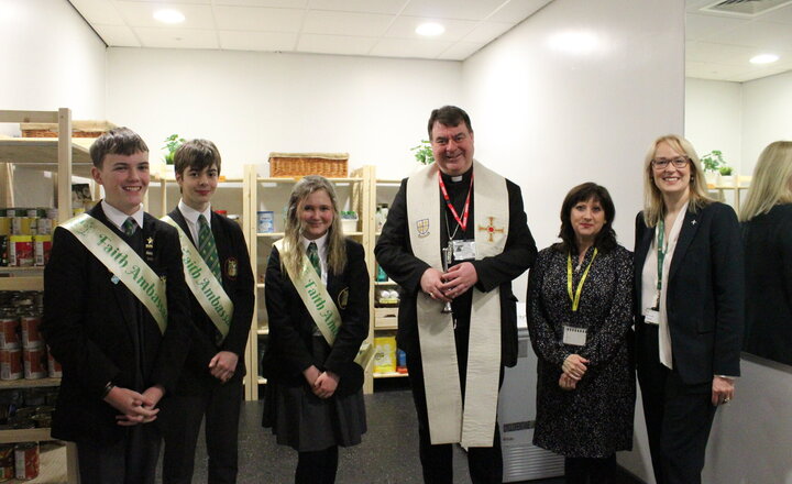 Image of Bishop Stephen Opens “The Pantry” at St Wilfrid’s RC College