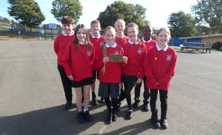 Image of Award-winning children beam with pride at St John Bosco
