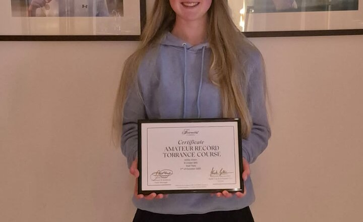 Image of Local Schoolgirl becomes course record holder at Fairmont St. Andrews