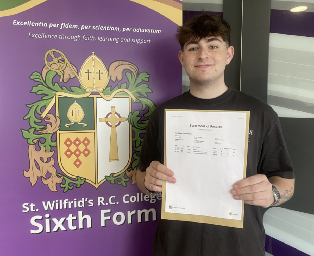 Image of A Level Results at St Wilfrid’s RC College