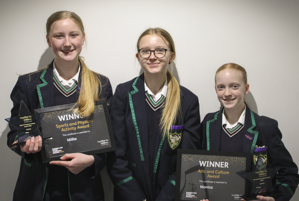 Image of Students Shine at Sunderland Young Achievers Awards