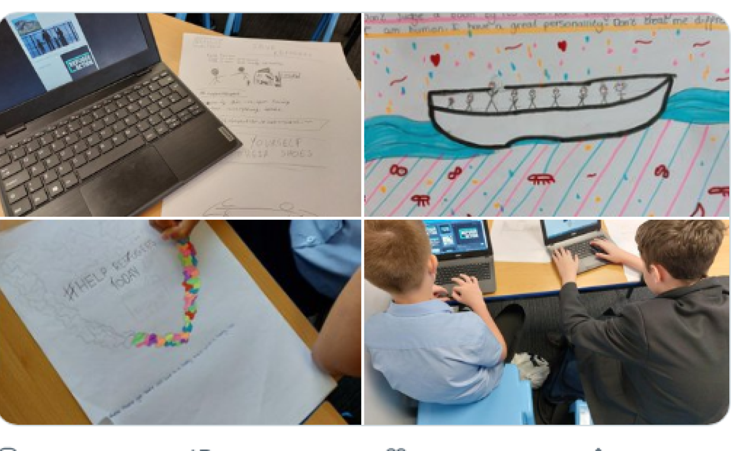 Image of Media Studies Creating Refugee Advetisements