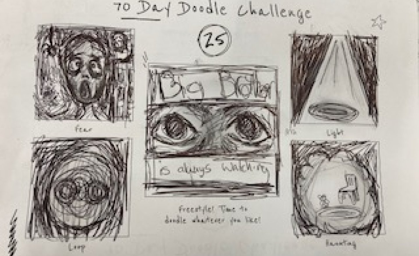 Image of PJ Art Doodle Challenge