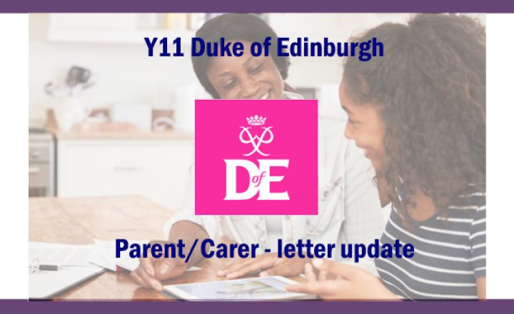 Image of Y11 - DofE - Letter update