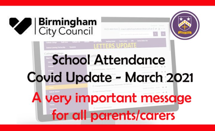 Image of Whole School Letter - School Attendance 8 March 2021