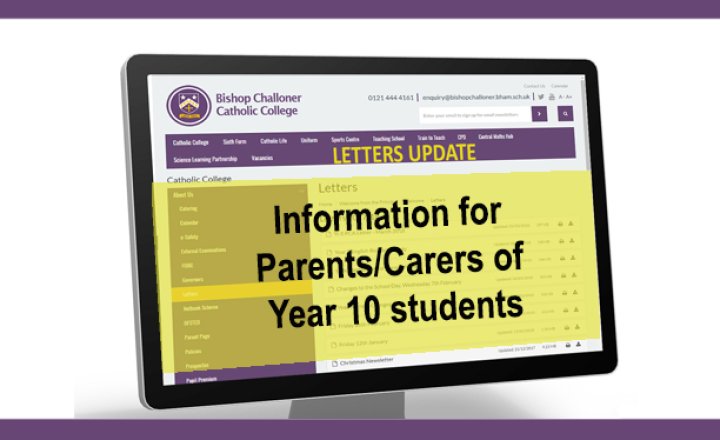 Image of Y10 - March Opening Letter