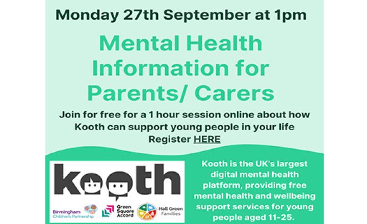 Image of Kooth- Mental Health Information