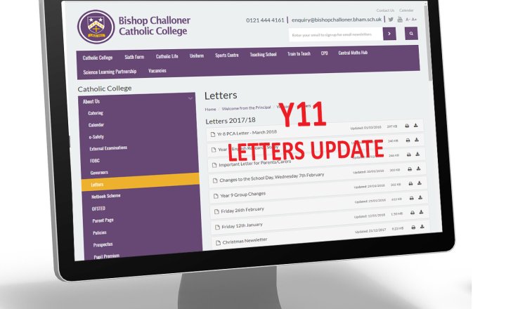 Image of Parent, Carer Letter - Y11 update 19.01.2021