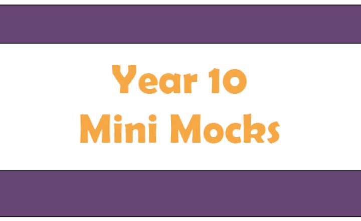 Image of Year 10 Mini Mocks