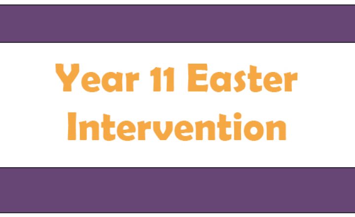 Image of Year 11 Easter Intervention Sessions