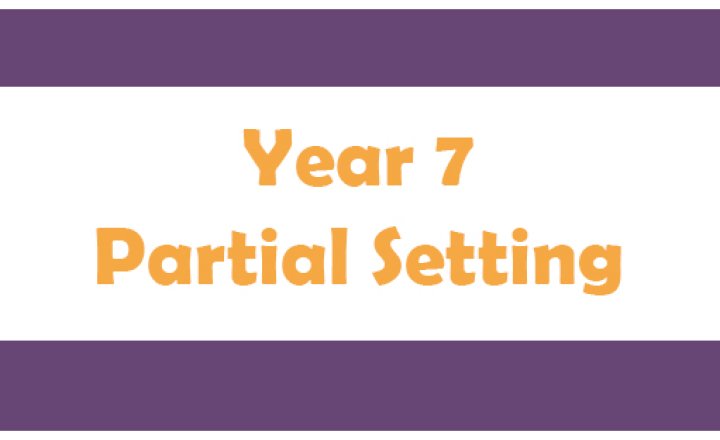 Image of Year 7 Partial Setting