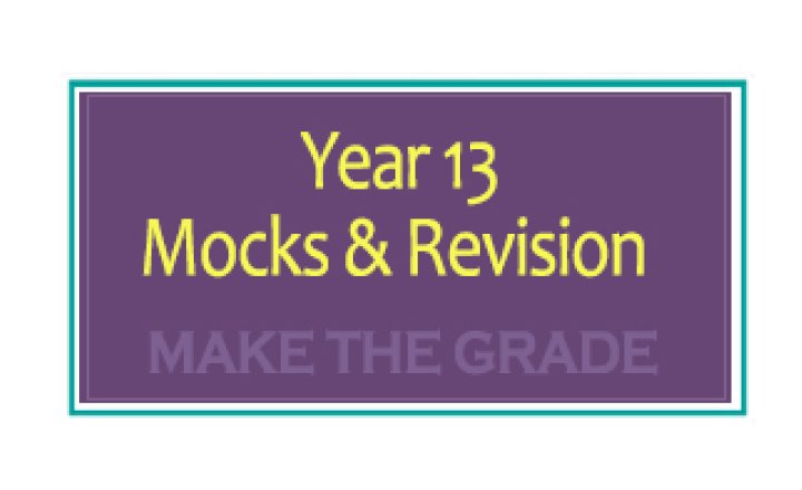 Image of Y13 Mocks and Revision