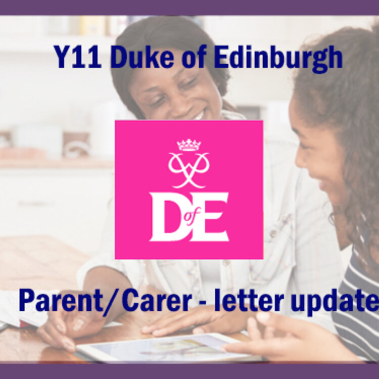 Image of Y11 - DofE - Letter update