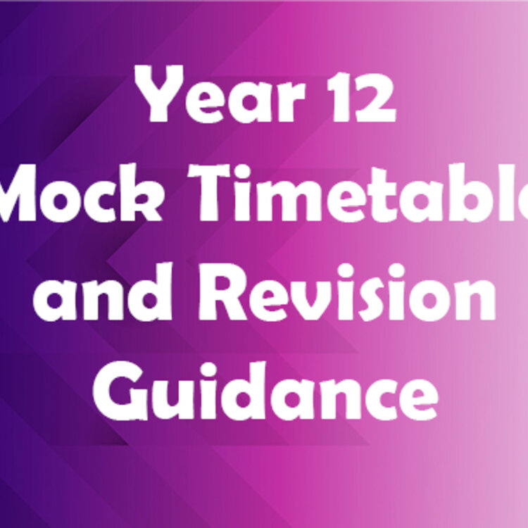 Image of Year 12 Mini Mock Examinations