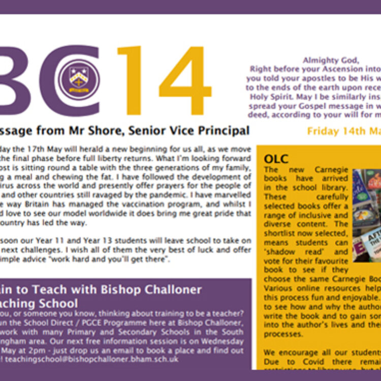 Image of BC14 Newsletter