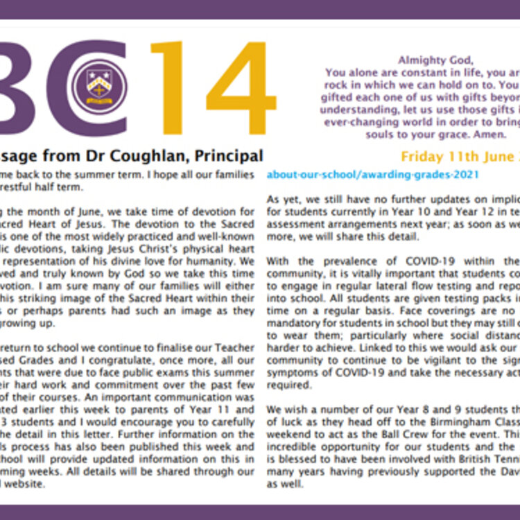 Image of BC14 Newsletter