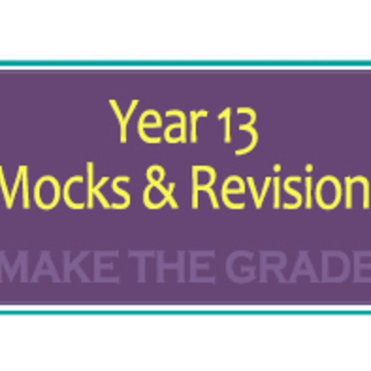 Image of Y13 Mocks and Revision