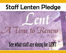 Image of Staff Lenten Pledge