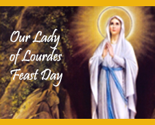 Image of Our Lady of Lourdes Feast Day