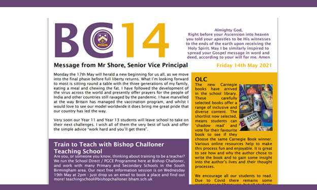 Image of BC14 Newsletter