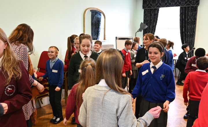 Image of BISHOP HOGARTH: PUPIL PARLIAMENT
