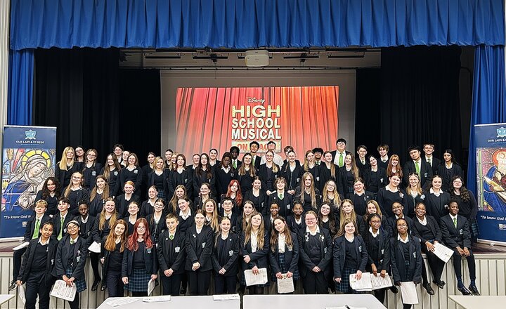 Our Lady & St Bede Catholic Academy performing High School Musical