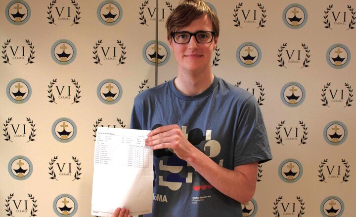 Image of GCSE Results Day 2025 - Carmel: Caring politician celebrates exams success