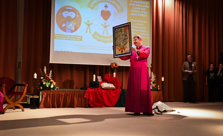 Image of BISHOP STEPHEN ATTENDS "CHRIST LIVES IN OUR TRUST" EVENT: A CELEBRATION OF FAITH, PRAYER, AND INSPIRATION.